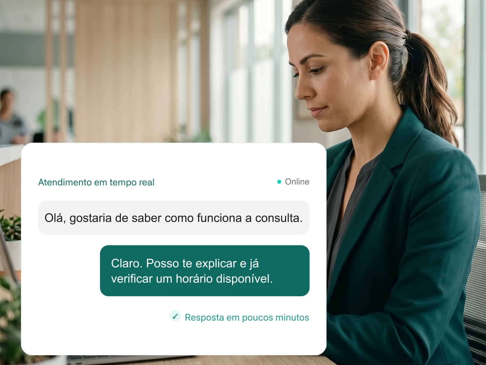 Atendimento ágil e humanizado de leads